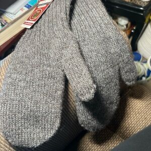 Super Warm Alpaca Lined Mittens Northwood alpaca By Northwoods Alpacas.com SizeM